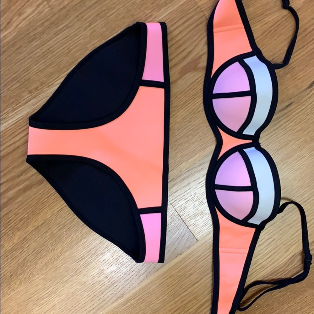 Triangl bathing suit, cupped top and bottom